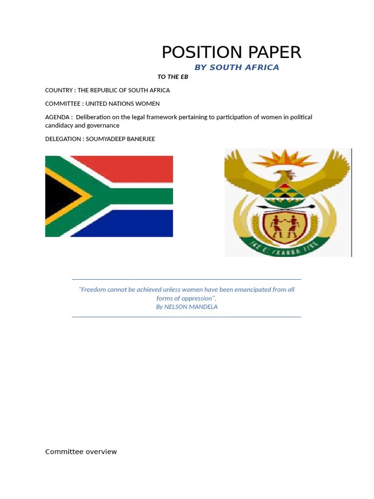 Position Paper Mun Layout Pdf