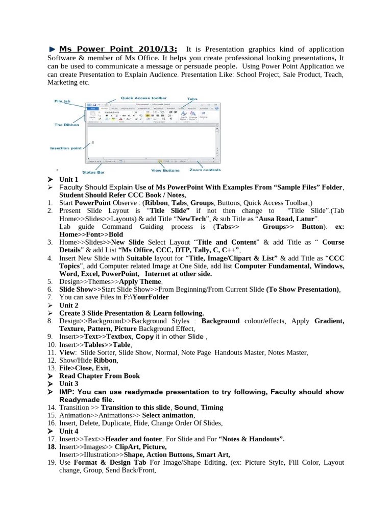 Learn Power Point | PDF | Microsoft Power Point | Software