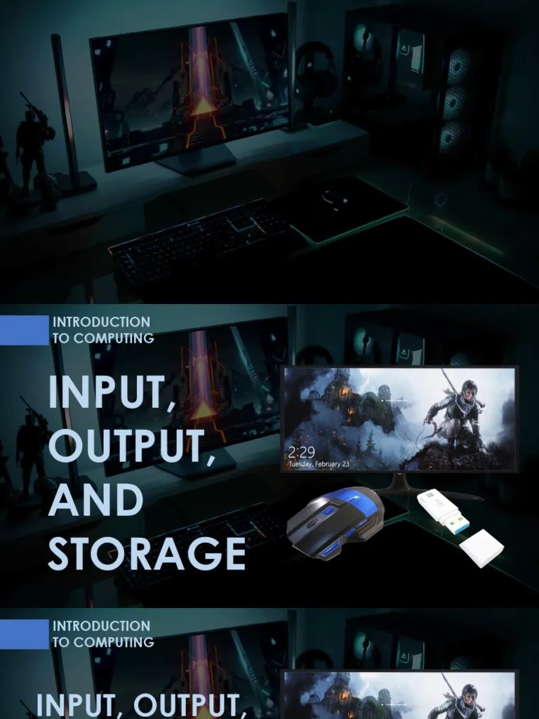 Input Output And Storage | PDF