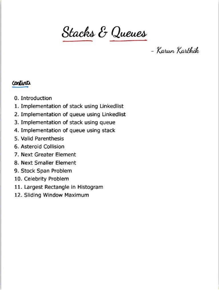 Complete DSA Notes | PDF