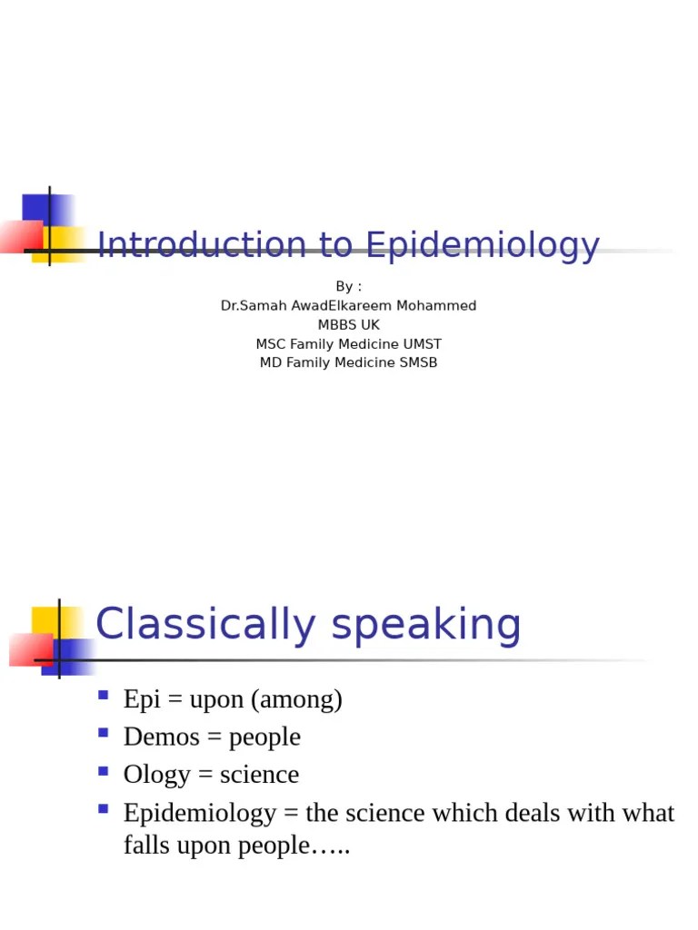 Epidemiology | PDF