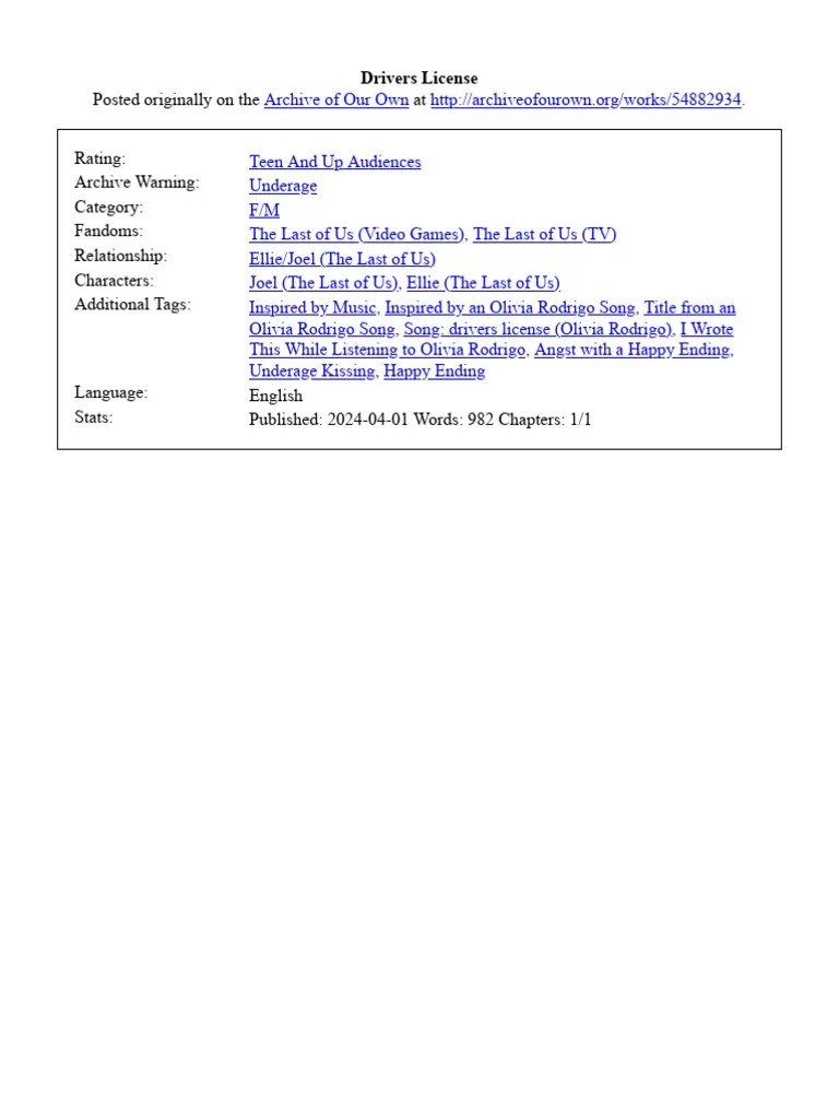 Drivers License | PDF