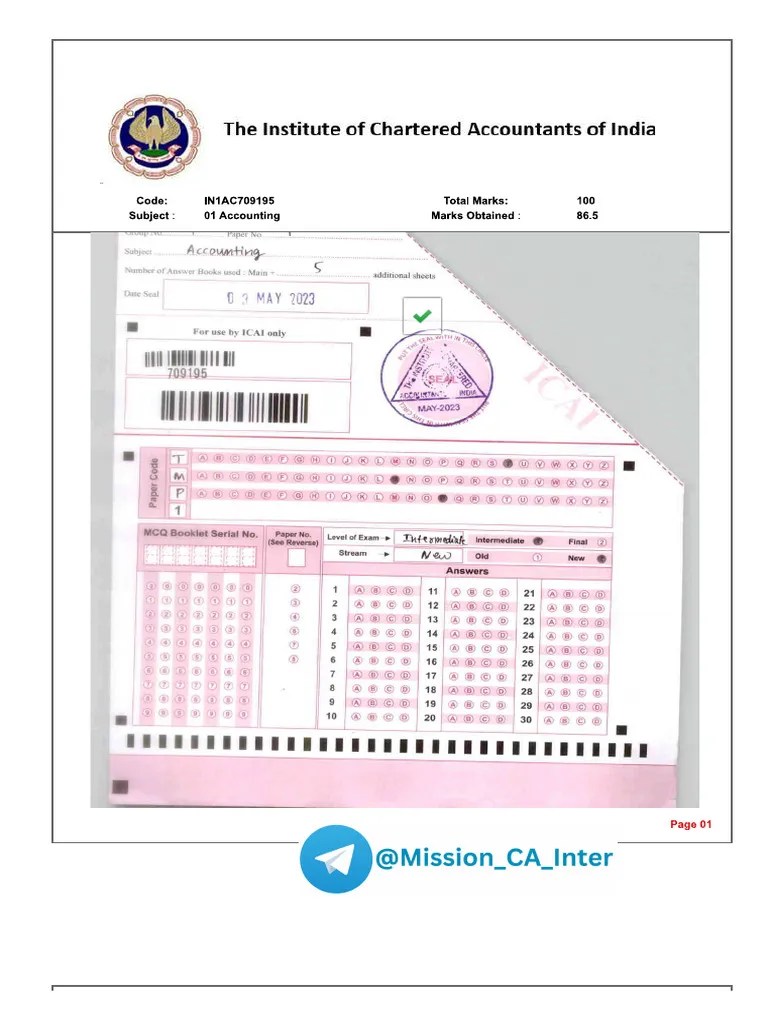 Accounts 91 Marks - May 23 Certified Copy @Mission_CA_Inter | PDF
