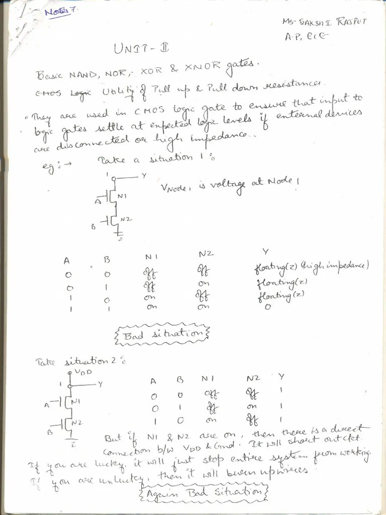 CMOS LOGIC GATES | PDF