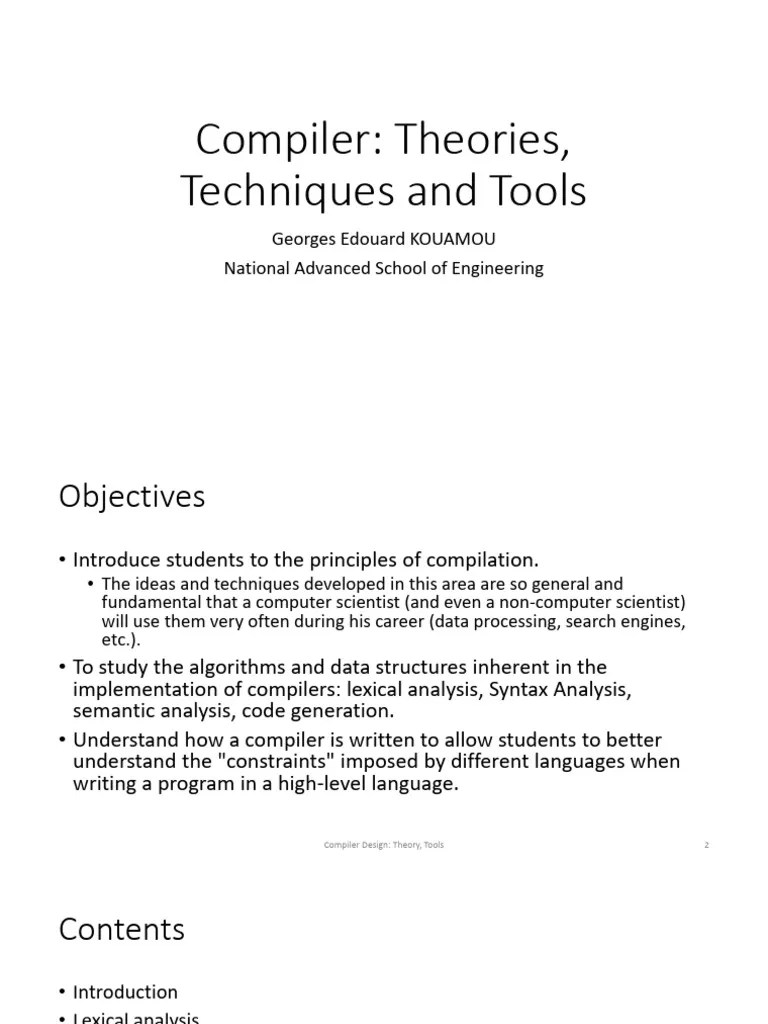 Compiler_Tutorial | PDF