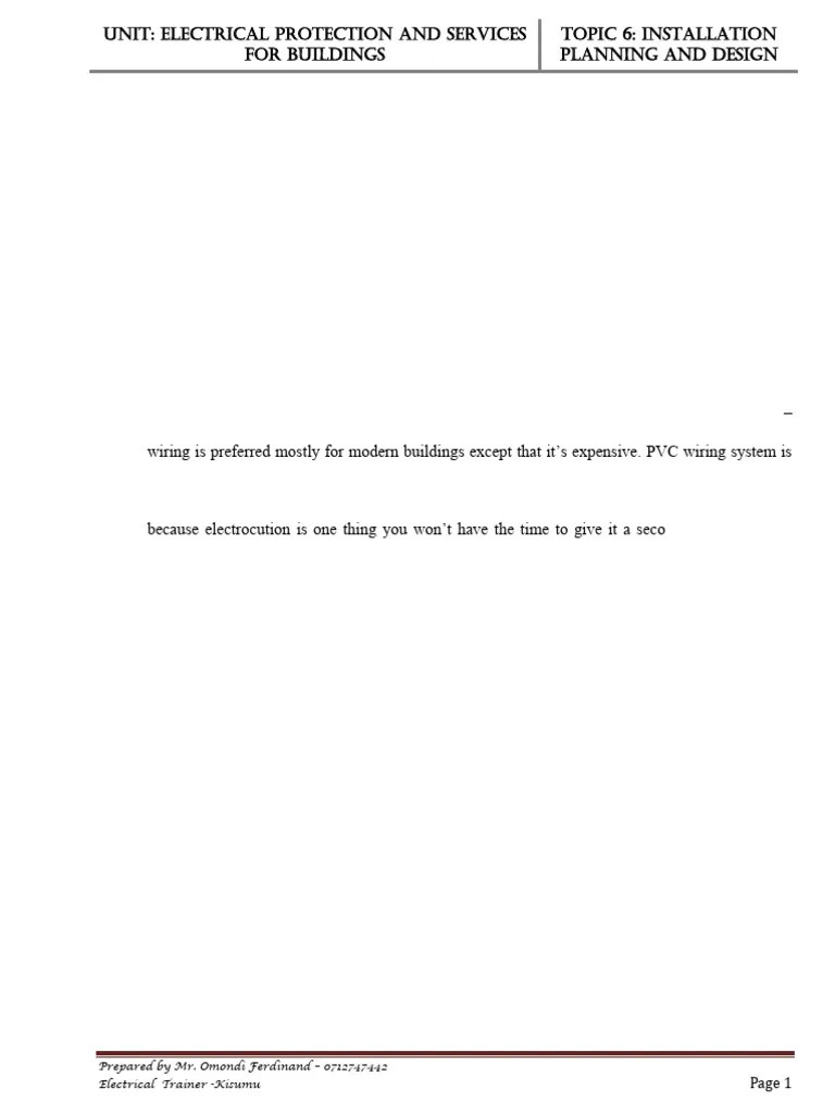 TOPIC_6_INSTALLATION_PLANNING_AND_DESIGN[1] | PDF