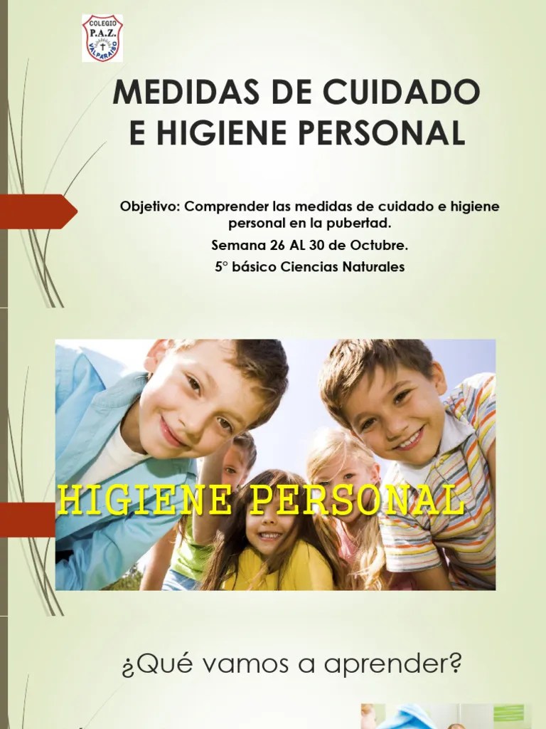 Higiene Corporal | PDF