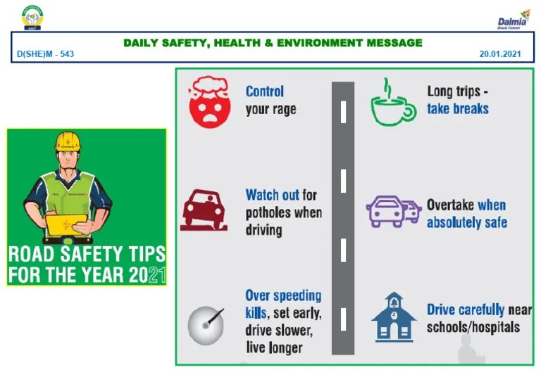 D(SHE)M - 543 - 20.01.2021 - Road Safety Tips | PDF