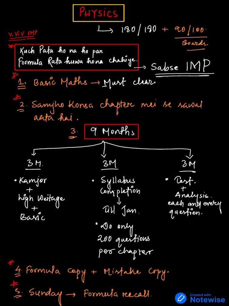 Physics Strategy | PDF