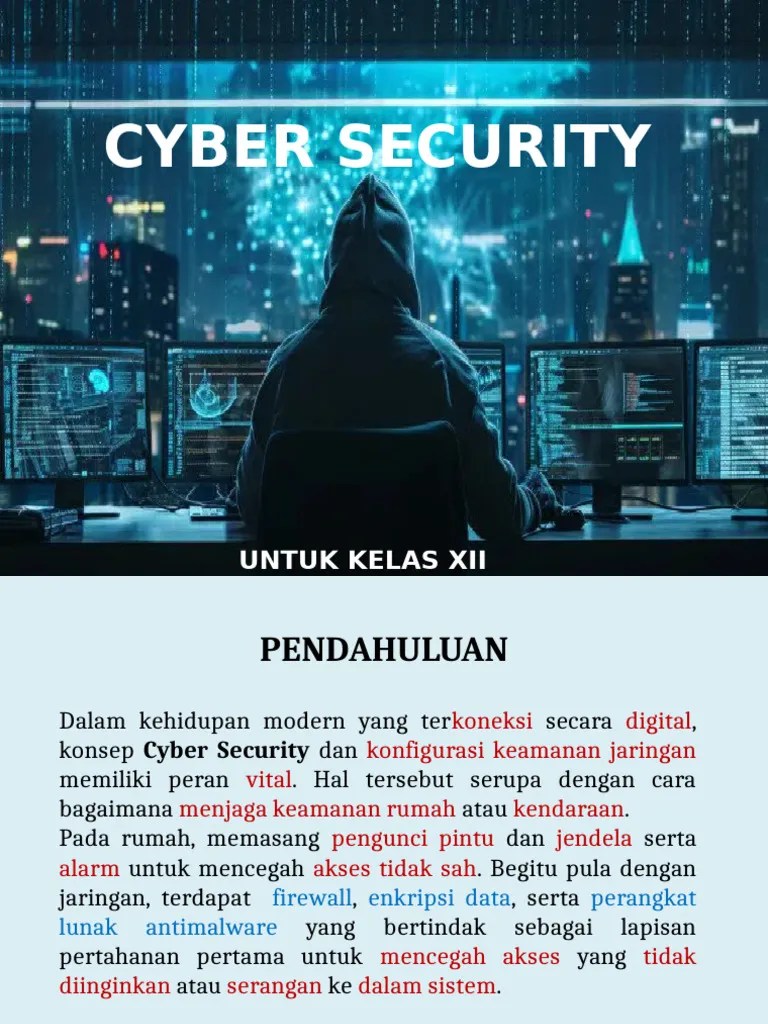 Materi Cyber Security Bagian 1 | PDF