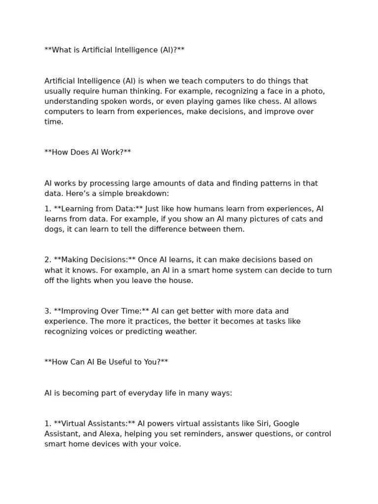 Artificial Intelligence | PDF