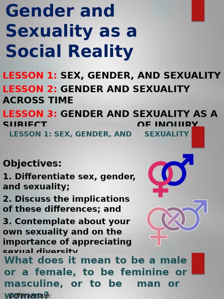 GENDER And SOCIETY | PDF | Sexual Orientation | Social Science