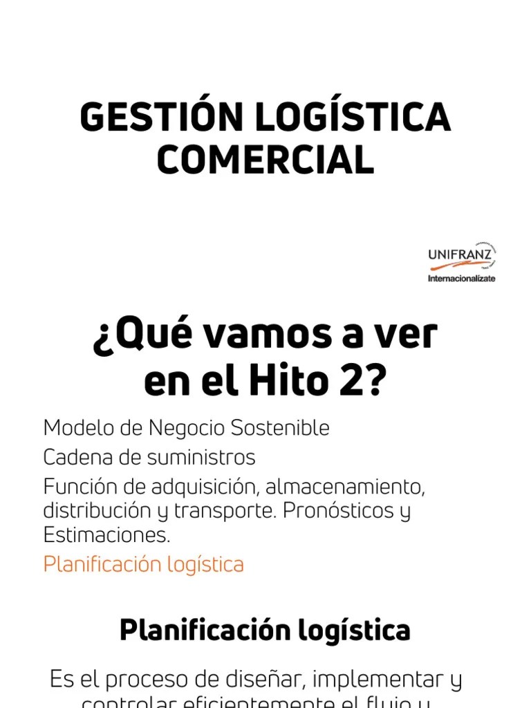 Clase 5 Planificación Logística Pdf Logística Negocios