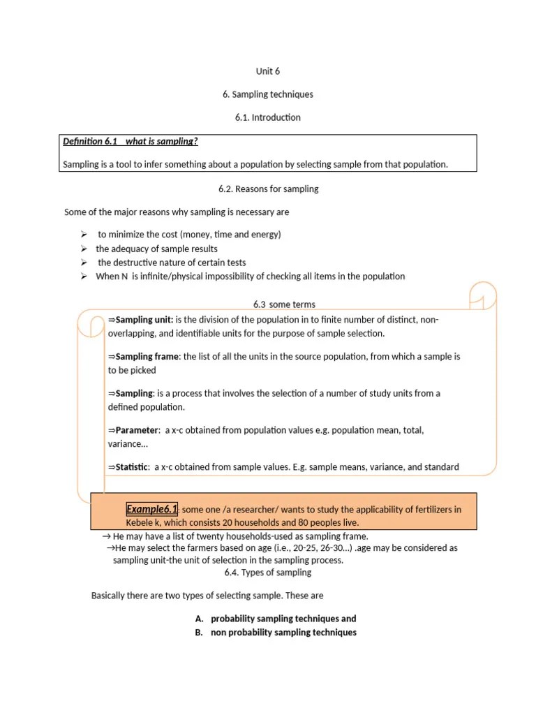 Sampling Techniques | PDF
