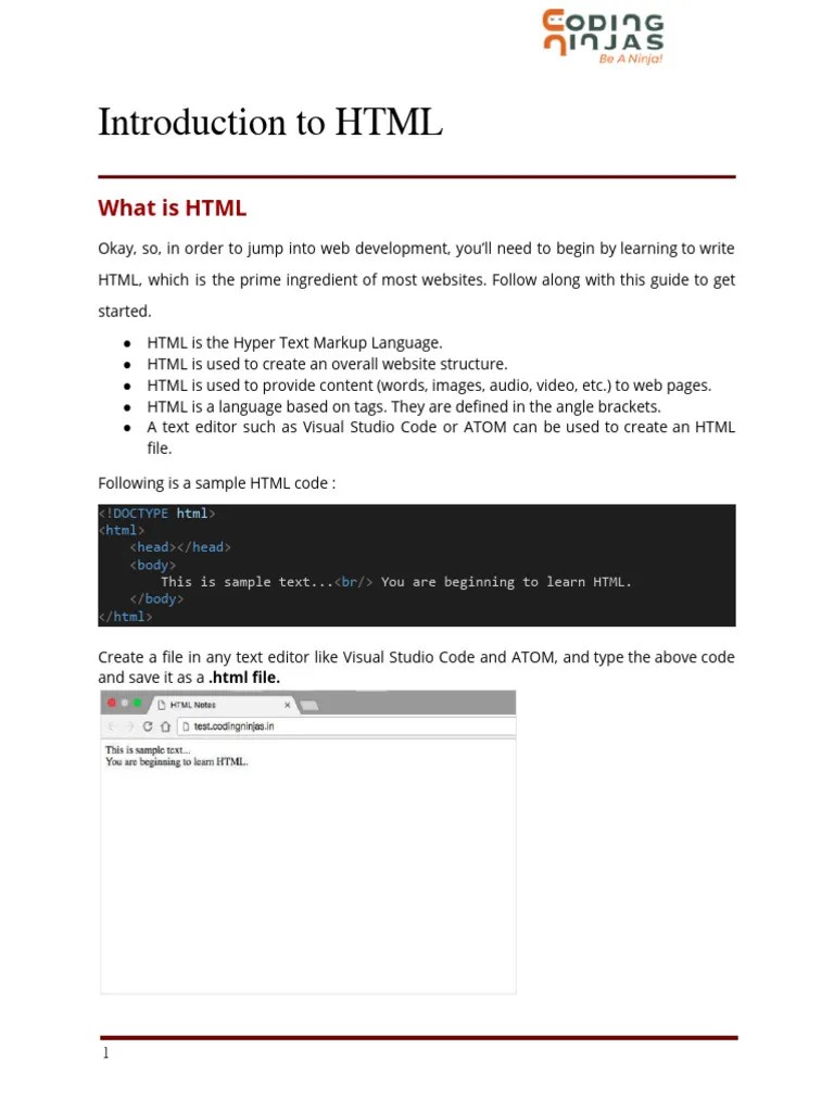 HTML-1 | PDF