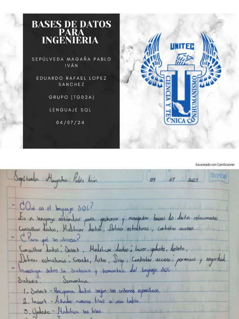 Lenguaje SQL | PDF