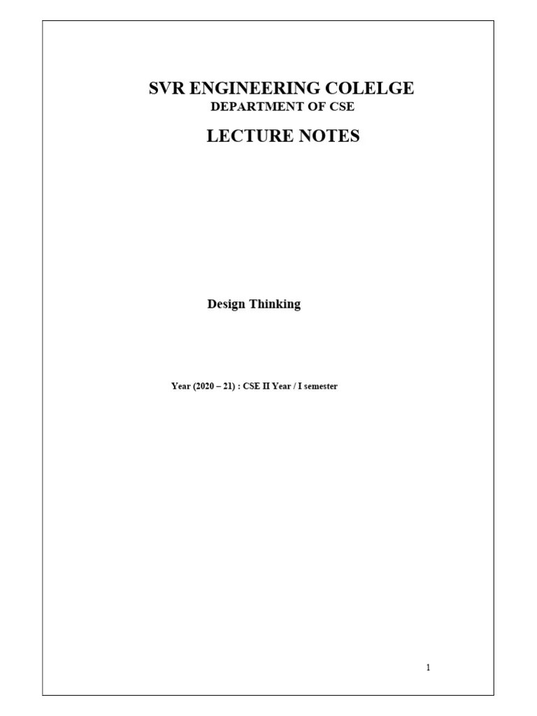 Design Thinking | PDF