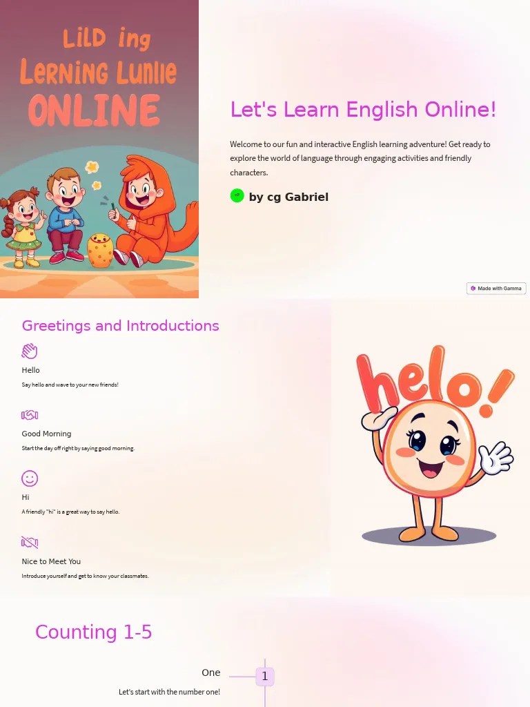 Lets-Learn-English-Online | PDF