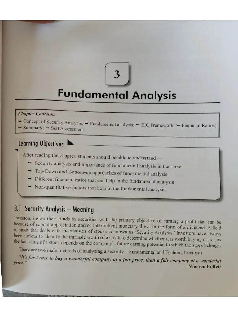 Fundamental Analysis, Stock Market | PDF