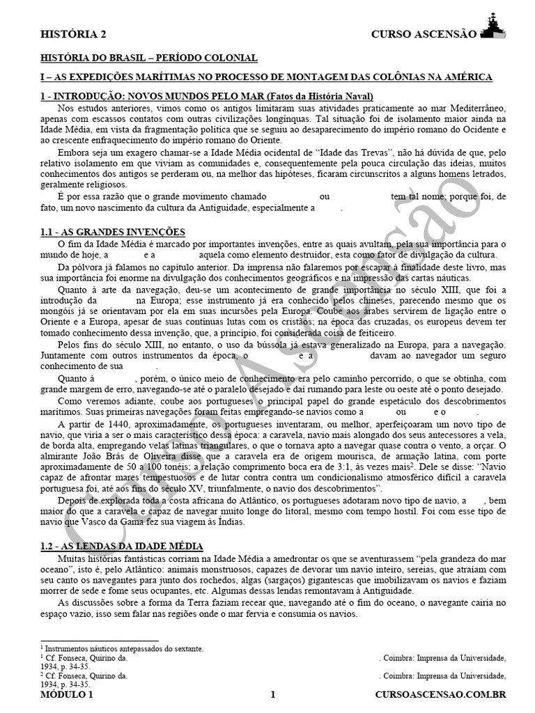 História Do Brasil | PDF