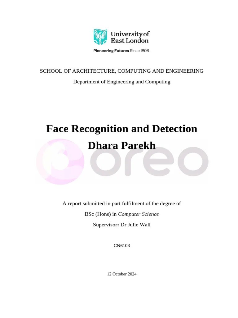 Face Detection And Recognition | PDF