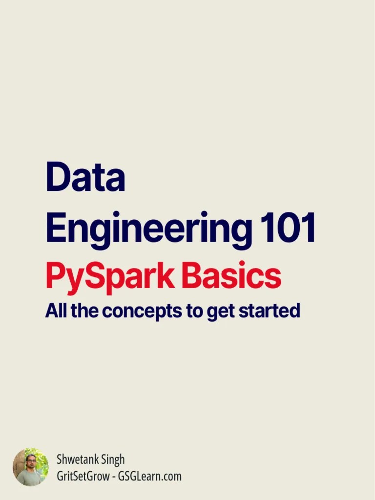 Data Engineering 101 PySpark Essentials 1727749068 | PDF