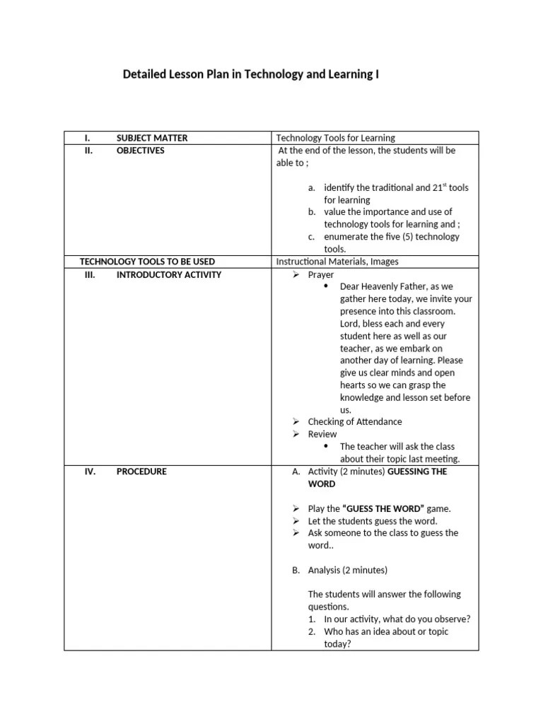 Technology Tools For Learning | PDF