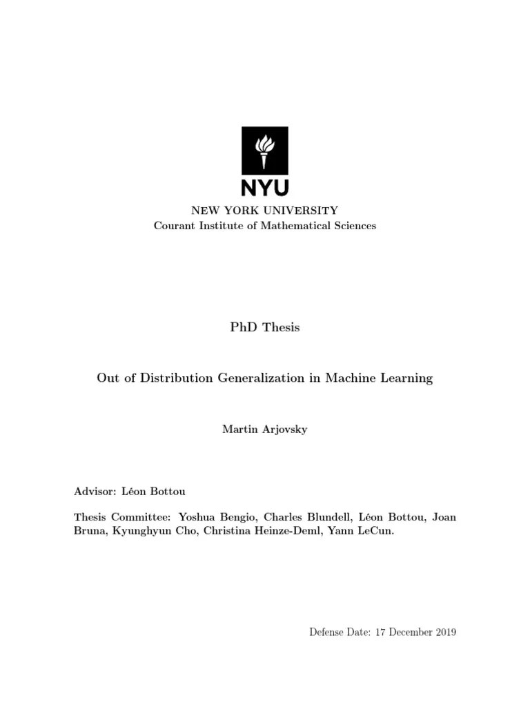 Out Of Distribution Generalization In Machine Learning | PDF