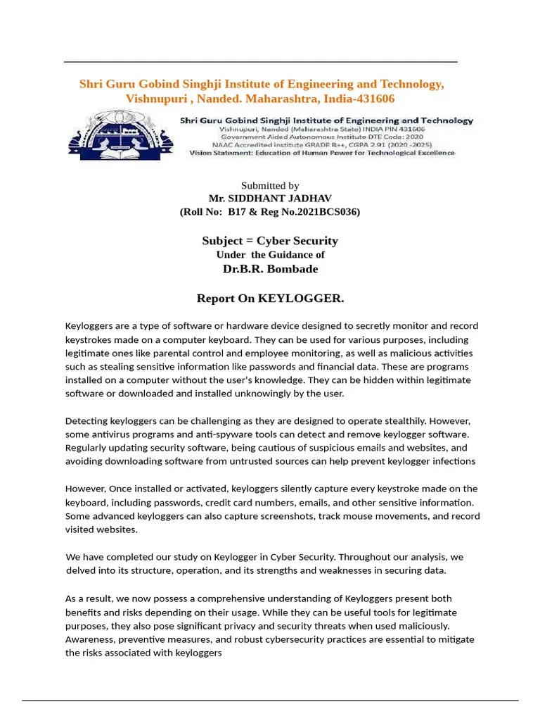 Report Cyber Security | PDF