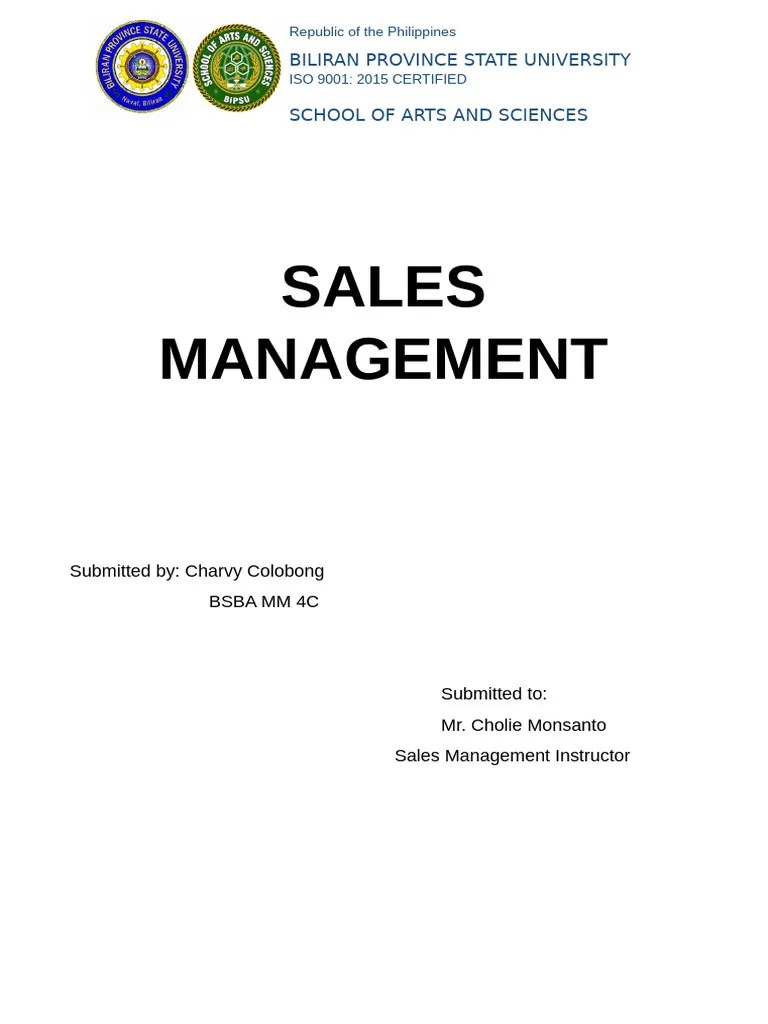 Sales Management | PDF