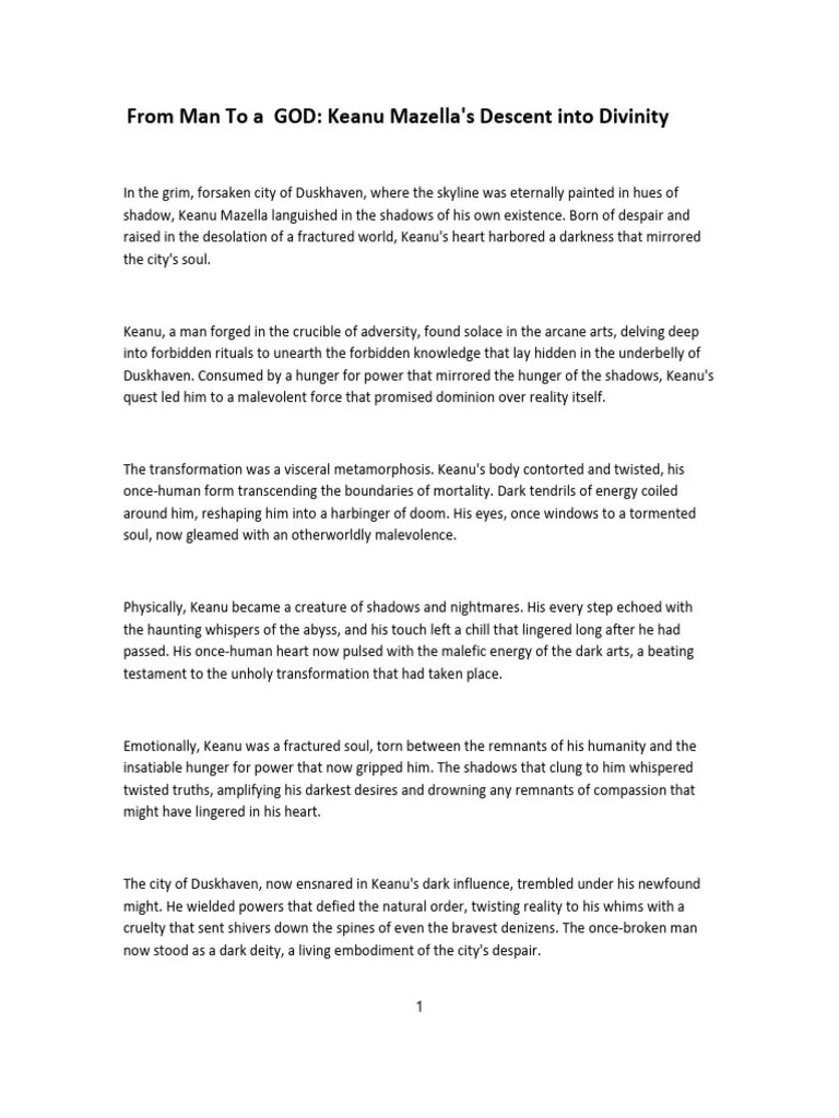 From Man To A GOD | PDF | Religious Belief And Doctrine