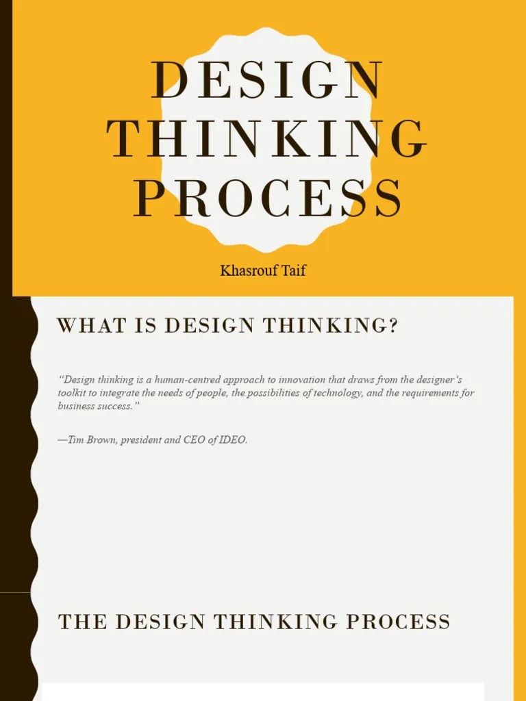 002-Design Thinking Process | PDF