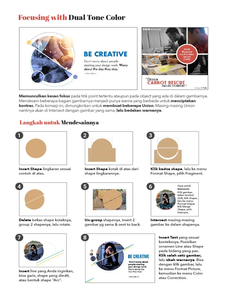 Tutorial PPT - Merge Shape With Circle | PDF