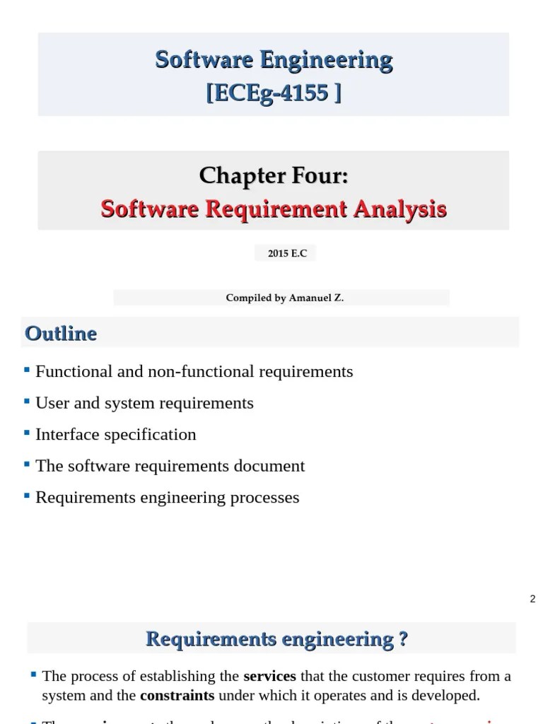 Chapter 4 Software Engineering | PDF