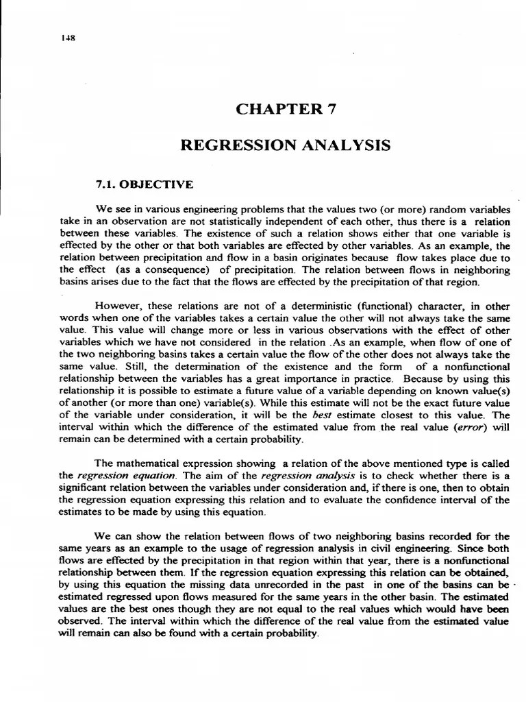 Regression Analysis | PDF