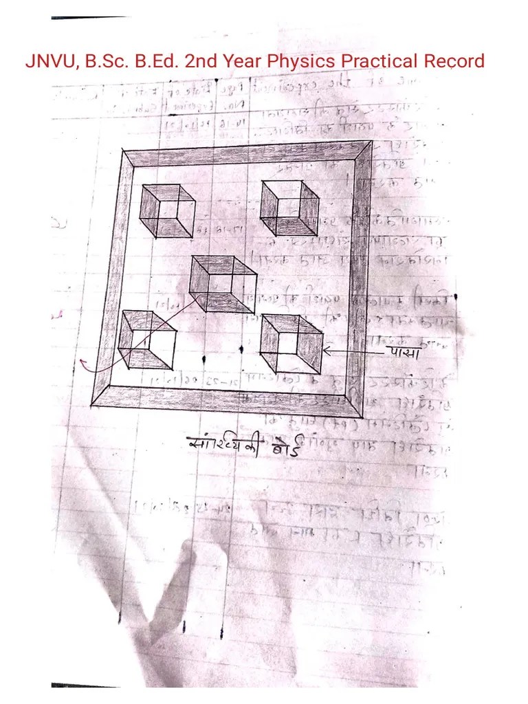 Bsc Bed 2nd Year Physics File | PDF