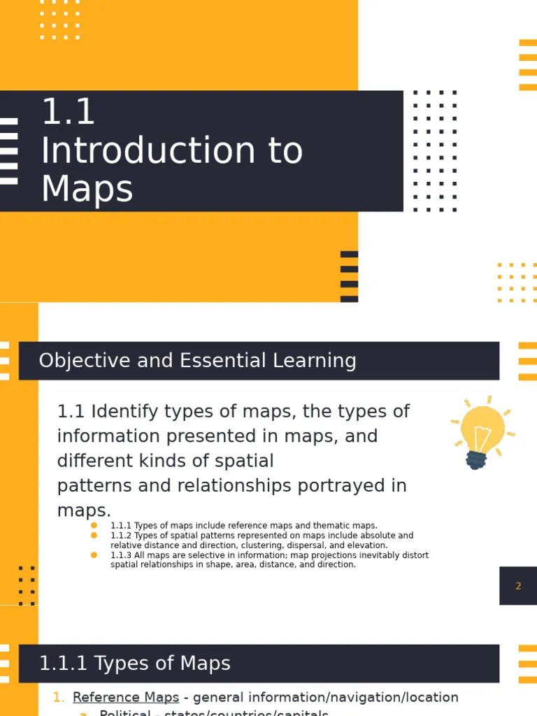 1.1 Introduction To Maps | PDF