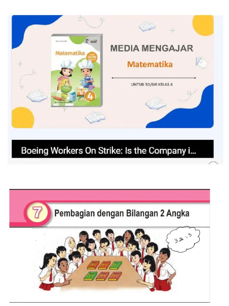 Pembagian Dengan Bilangan 2 Angka | PDF