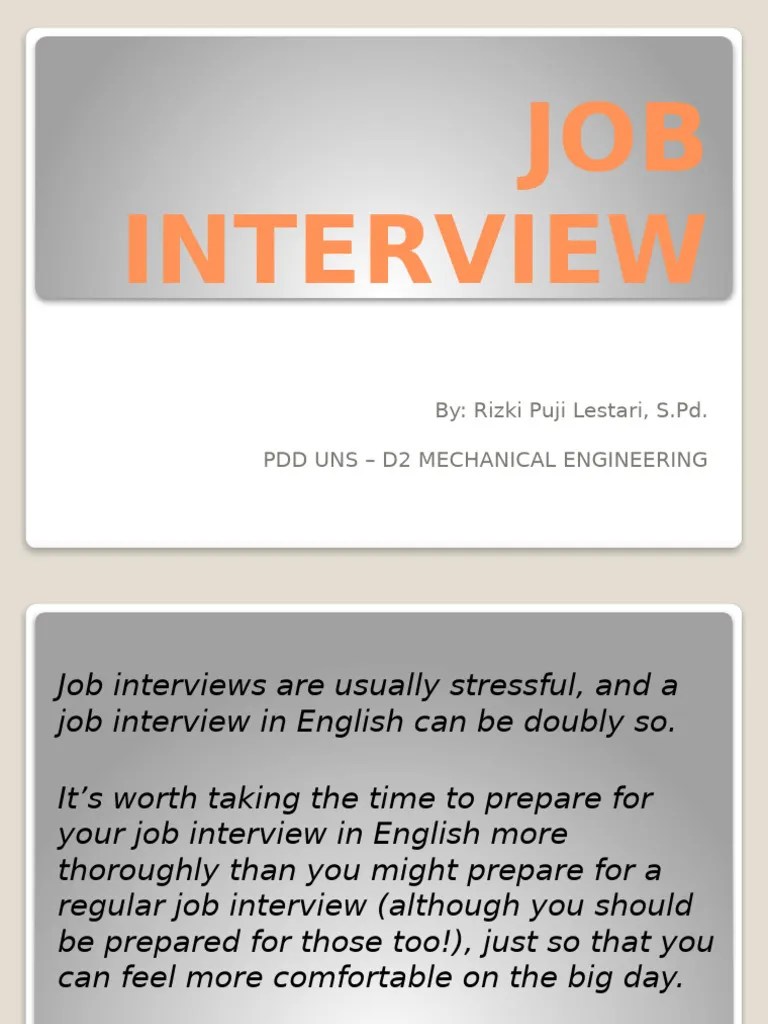 Materi Interview Kerja | PDF