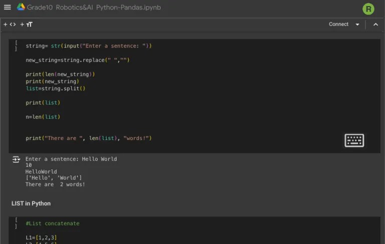Grade10 Robotics&AI Python-Pandas - Ipynb - Colab | PDF | Computers