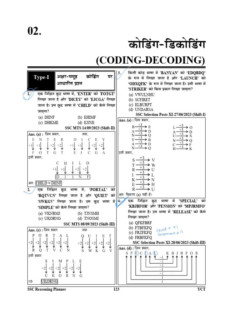 Coding Decoding | PDF