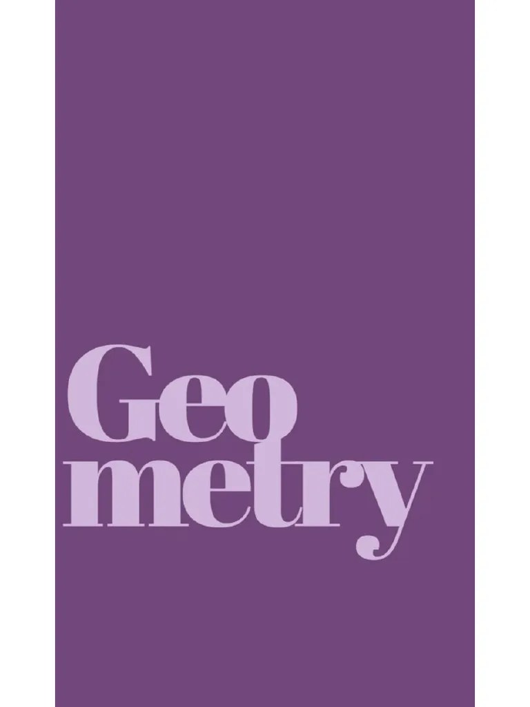 A Level Euclidean Geometry | PDF