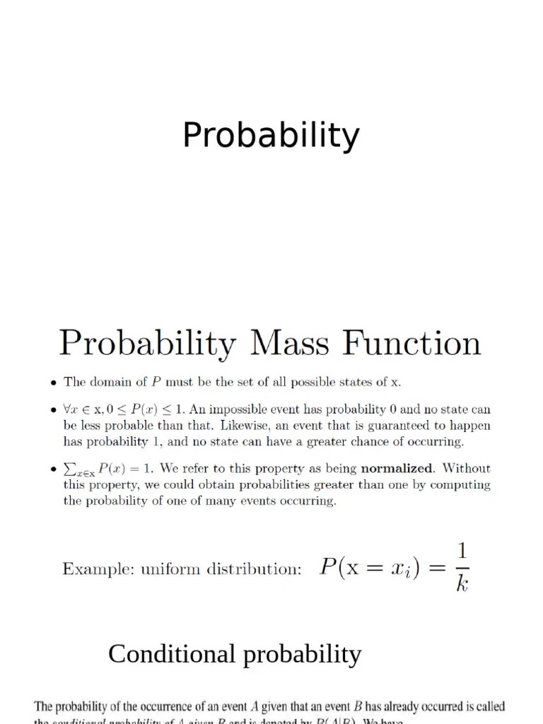 Probability Basics | PDF