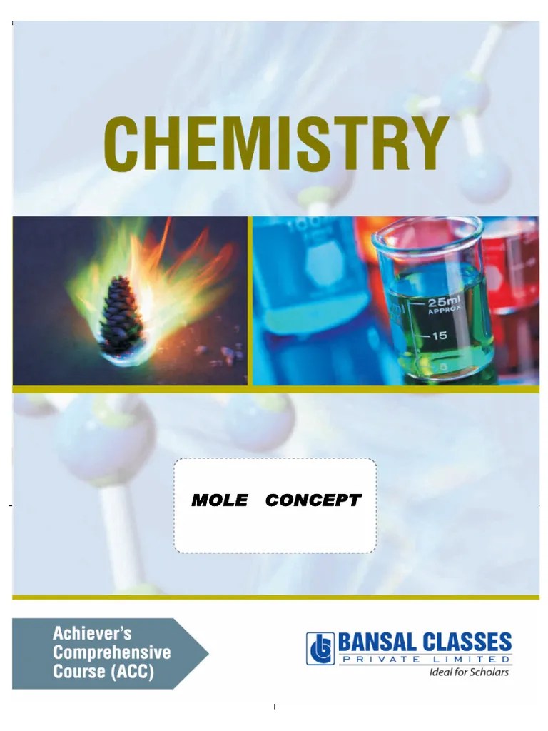 Mole Concept | PDF | Stoichiometry | Mole (Unit)