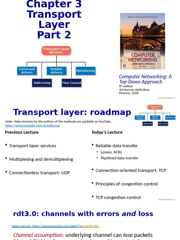 Transport Layer - Part 2 | PDF | Transmission Control Protocol ...