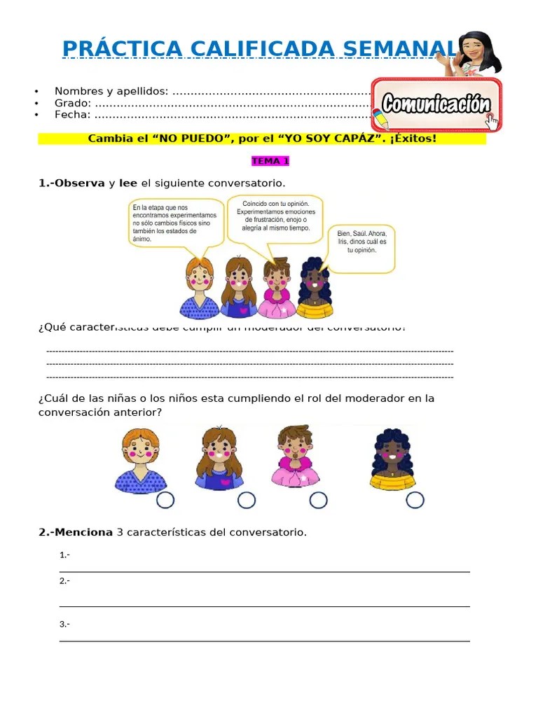 6° EVALUACION COMUNICACION | PDF