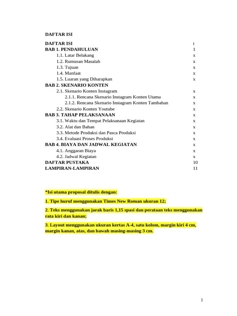 Template Proposal PKM VGK 2024 | PDF