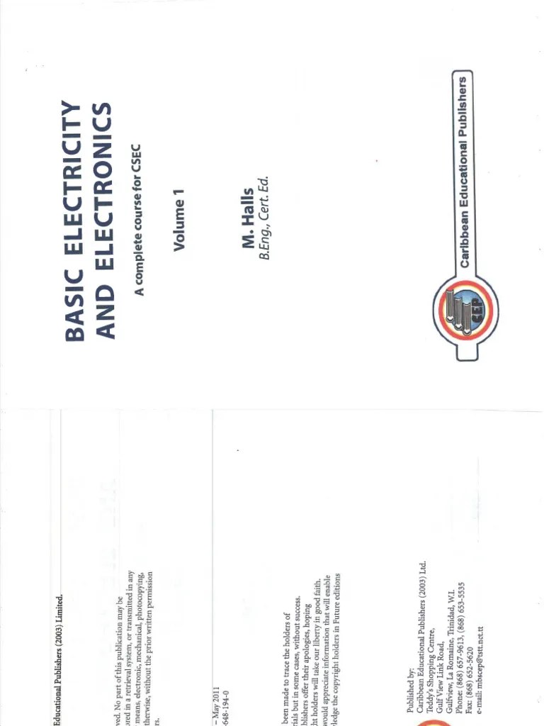 Basic Electronics Volume 1 | PDF