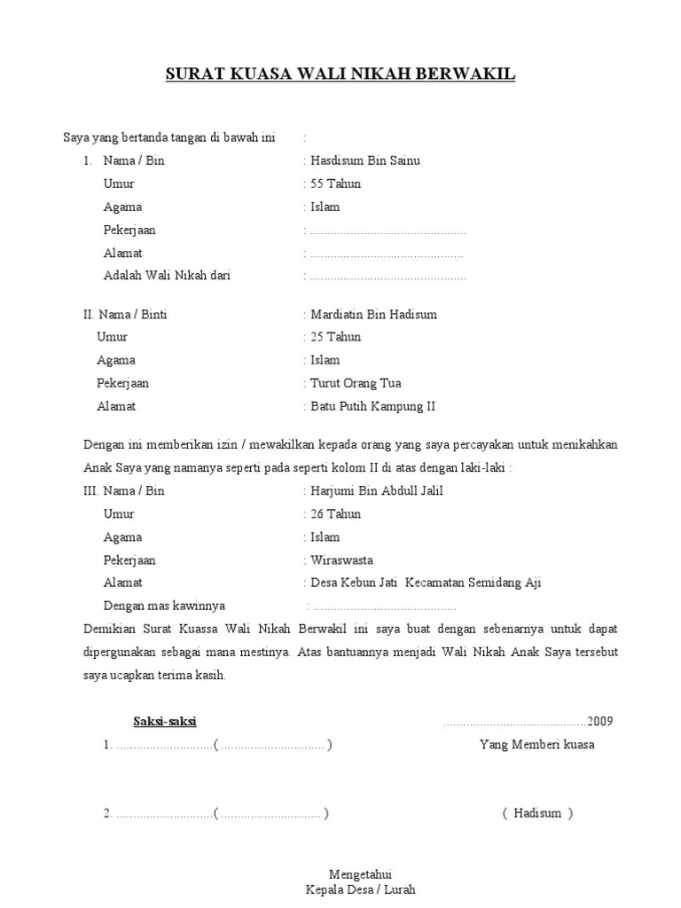 Contoh Surat Pernyataan Terlambat Sekolah Contoh Surat 