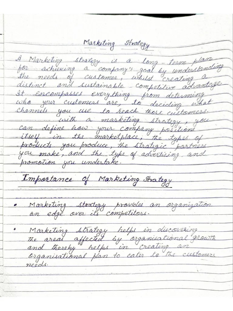 Marketing Strategy | PDF